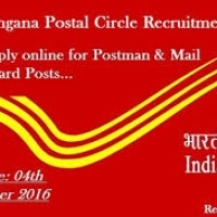 Telangana Postal Circle Recruitment 2016 | 75 Postman, Mail guard Posts Last Date 4th September 2016